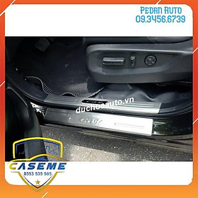 - ốp bậc cửa trong ngoài Honda CRV 2018 - 2019 2020 INOX