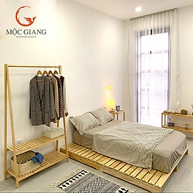 Giường Pallet Gỗ Thông - Giường Ngủ Pallet Cao Cấp Nội Thất Mộc Giang