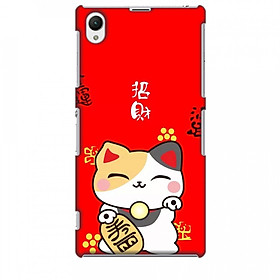 Ốp lưng dành cho điện thoại SONY Z1 Mèo Thần Tài Mẫu 1