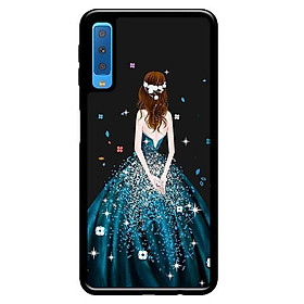 Ốp in cho Samsung Galaxy A70 Cô Gái Váy Xanh - Hàng chính hãng