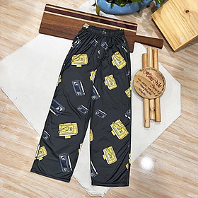 Quần Hoạt Hình Dài Đồ Quay Băng Ống Rộng Cartoon Pant V2 Oversize Ulzzang Unisex - MM