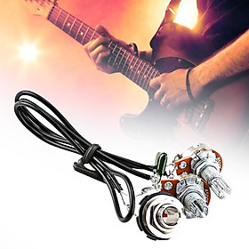 Guitar Potentiometer Guitar Wiring Harness 3 Way Toggle Switch Amp Volume for Accessory