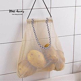 Mua Túi lưới hữu cơ đựng thực phẩm  gia vị hành tỏi  rau củ quả an toàn vệ sinh