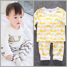 Bộ cotton dày co giãn Kids Tape cho bé