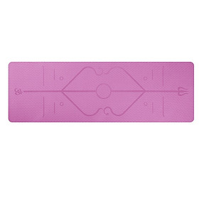 Thảm tập yoga đinh tuyến 1 lớp tpe cao cấp g18