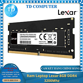 Ram Laptop Lexar 8GB DDR4 3200Mhz - Hàng chính hãng DGW phân phối