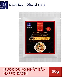 Nước Dùng Happo Dashi Nhật Bản Cao Cấp Vị đậm - Dashi Lab - 80g gói