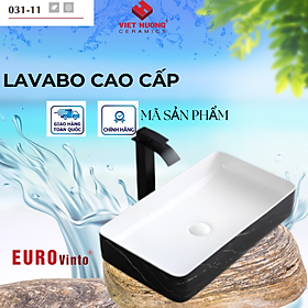 CHẬU RỬA MẶT LAVABO EUROVINTO CAO CẤP MÃ 031-11