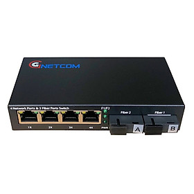 Mua Switch quang chuyển tiếp Gnetcom HL-2F4E-1000 | 2 port fiber 4 lan 10/100/1000MB - Hàng Chính Hãng
