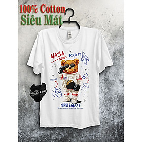 Hình ảnh Áo Phông Nam Cotton 100% In Hình 3D Cao Cấp Có Big Size - Áo Thun Nam Ngắn Tay Chất Mát Mùa Hè SZone PM62