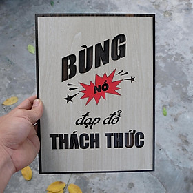 Tranh treo tường Bùng nổ đạp đổ thách thức - TTT02