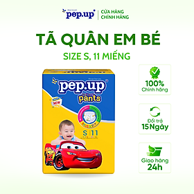 Tã/Bỉm Quần Em Bé Pep.up Cottony 3D Gói Nhỏ Siêu Mềm Mại, Siêu Khô Thoáng, Kháng Khuẩn Size S/M/L/XL