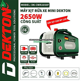 Mua Máy Rửa Xe Chỉnh Áp DEKTON DK-CWR2650F điện 220V