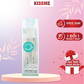 Nhíp Nhổ Lông Mày Bằng Thép Không Gỉ Kai Tweezer 4959-HK0421 (Combo Nhíp Và Set Mini )