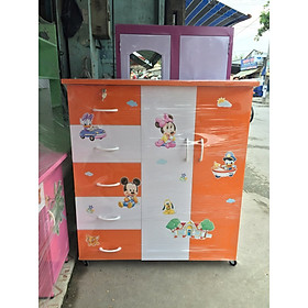 Mua Tủ nhựa đài loan cao 1m25 ngang 1m06 sâu 45cm nhiều màu