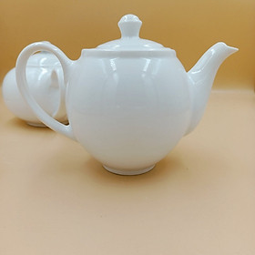 Mua Ấm Pha Trà Sứ Trắng Hải Dương Cao Cấp