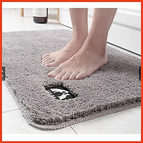 Mua Thảm lau chân nhà tắm LEN MỊN thấm hút tốt KHỔ 40*60cm