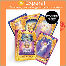 Sách - Angel Answers Pocket Oracle Cards - A 44-Card Deck and Guidebook by Radleigh Valentine (UK edition, paperback)