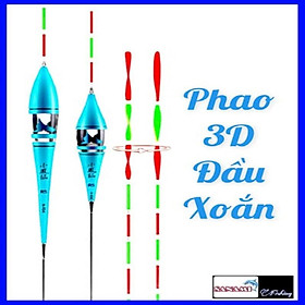 Phao Câu Đài Nano SANAMI FISHING STORE Shark Tăm Phao 3D Đầu Xoắn Truyền Tín Hiệu Siêu Nhạy Cao Cấp PC-20