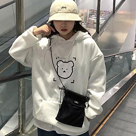 Áo Hoodie nam nữ Form Rộng . GẤU BEAR , áo khoác hoodie