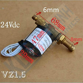 Van khí, xăng dầu VZ1.5 DC24V, đồng đầu 6, 8mm kde2558