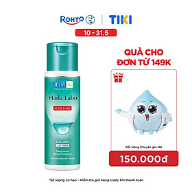 Dung dịch dưỡng ẩm Hada Labo Acne Care Calming Lotion dành cho da dầu mụn, da nhạy cảm 170ml