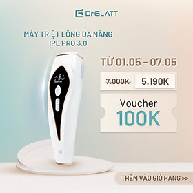 Máy Triệt Lông Mini Triệt Lông Cá Nhân DR GLATT IPL Pro 3.0