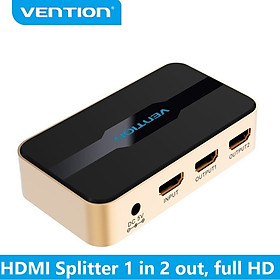 Hình ảnh Bộ chia tín hiệu HDMI 1 ra 2 ACBG0, hỗ trợ full HD1080p - Hàng Chính Hãng Vention