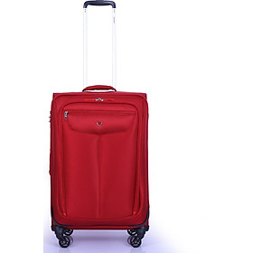 Vali kéo vải du lịch sakos winner 6 - size m / ký gửi - khóa tsa - chống thấm, trượt nước