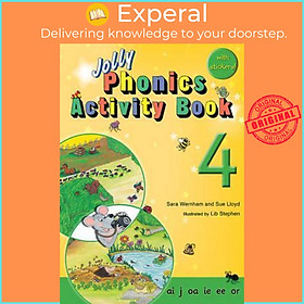 Sách - Jolly Phonics Activity Book 4 : In Precursive Letters (British English ed by Sara Wernham (UK edition, paperback)