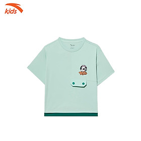 Áo phông thể thao bé trai Anta Kids vải cotton, thoáng khí W352329135