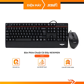 Mua Bàn phím + Chuột NEWMEN có dây T260 - Hàng Chính Hãng