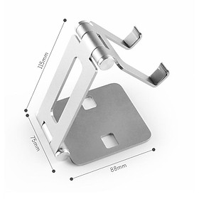 Giá kẹp đỡ cho điện thoại Ipad máy tính bảng cao cấp xoay 360 độ tablet stand nhôm P15, P47