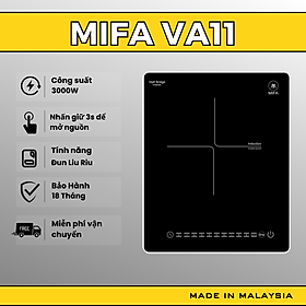 Mua Bếp từ đơn MiFa VA11 cống suất 3000W Đun Liu Riu - Hàng Chính Hãng