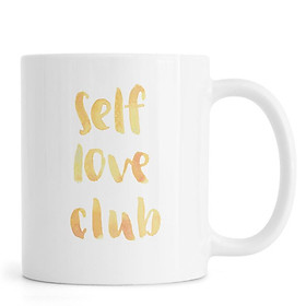 Ly Cốc Sứ Cao Cấp hình Self Love Club
