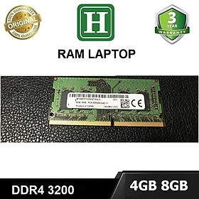 Mua Ram Laptop 4GB 8GB DDR4 bus 3200  ram dùng cho Laptop