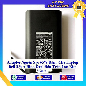 Mua Adapter Nguồn Sạc 65W dùng cho Laptop Dell 3.34A Hình Oval Đầu Tròn Lớn Kim Giữa - Hàng Nhập Khẩu New Seal