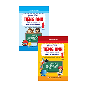 Combo Luyện Viết Tiếng Anh Lớp 1 (Tập 1 + Tập 2)