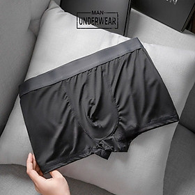 Quần lót nam, quần boxer nam cao cấp chất thun lạnh kháng khuẩn co giãn 4 chiều phong cách nam tính - BASIC