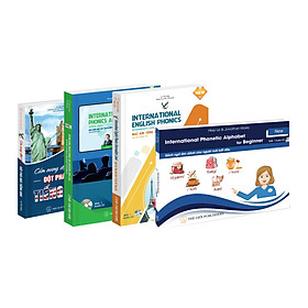 Mua Combo Bộ sách Cẩm nang học tiếng Anh & Ngữ âm tiếng anh quốc tế 3 cấp độ Sơ cấp - Trung cấp - Nâng cao tại Amain Books