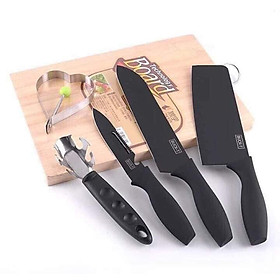 Bộ dao nhà bếp 5 món đa năng ,dao làm bếp sử dụng thực phẩm nhanh gọn , an toàn và tiện lợi cho mọi gia đình