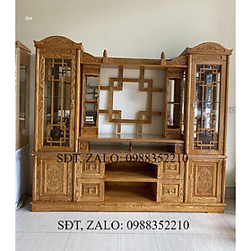 Mua Kệ 2 cột kính giàn khung