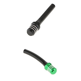 2x 8mm 5/16 inch CNC Gas Fuel Tank Cap Valve Vent Breather Hose Tube Universal Fits for ATV Quad Dirt Bike 4 Wheeler Motorbike, Black Green