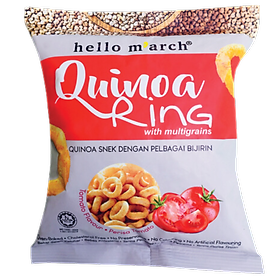 Hình ảnh Snack Ngũ Cốc Vị Cà Chua Hạt Quinoa Hello March Gói 30g