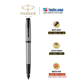 Bút máy cao cấp Parker IM Achromatic X-Matte Grey BT TB-2127922 - Thép không gỉ