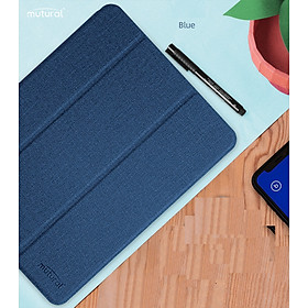 Bao da dành cho ipad Gen 10 10.9inch 2022 Mutural chính hãng- Hàng chính hãng - Màu Xanh Đen