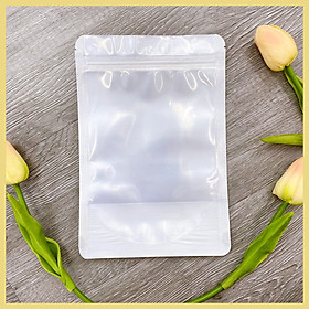 1kg Túi zip bạc 15x22 và 18x26 cm đáy đứng một mặt bạc một mặt trong 1 túi