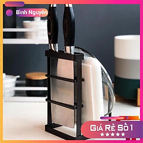 Mua Giá đựng thớt dao  kệ đựng dao thớt sơn tĩnh điện 2 lớp màu nâu nhỏ gọn bền bỉ Bình Nguyên
