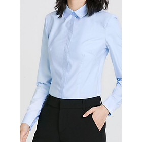 Áo Sơ Mi Nữ Trơn Dài Tay Công Sở CV088 Chất Kate Mềm Mịn Chuẩn Form Thời trang nữ cao cấp