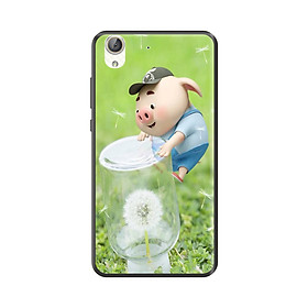 Ốp lưng cao cấp cho điện thoại HUAWEI Y6II in hình Heo và Hoa Bồ Công Anh